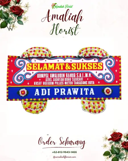 Papan Bunga Ucapan Selamat Badal